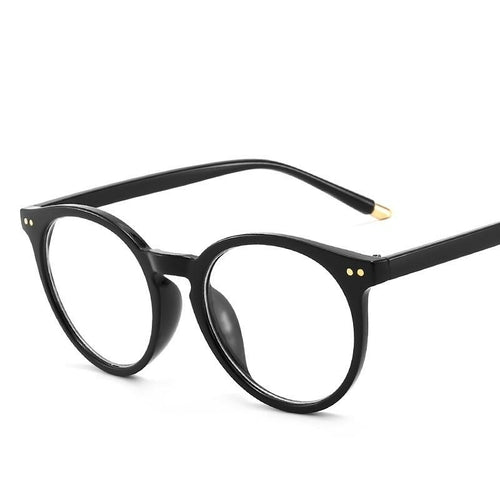 EP Big frame round glasses frame web celebrity anti blue light glasses